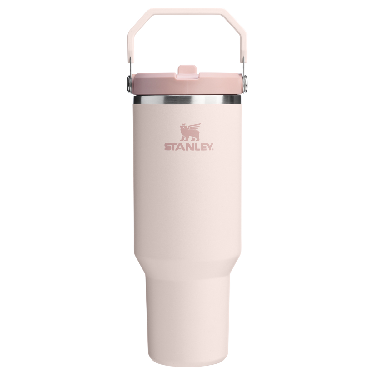 Stanley The IceFlow™ Flip Straw Tumbler 40oz - Rose Quartz, front view