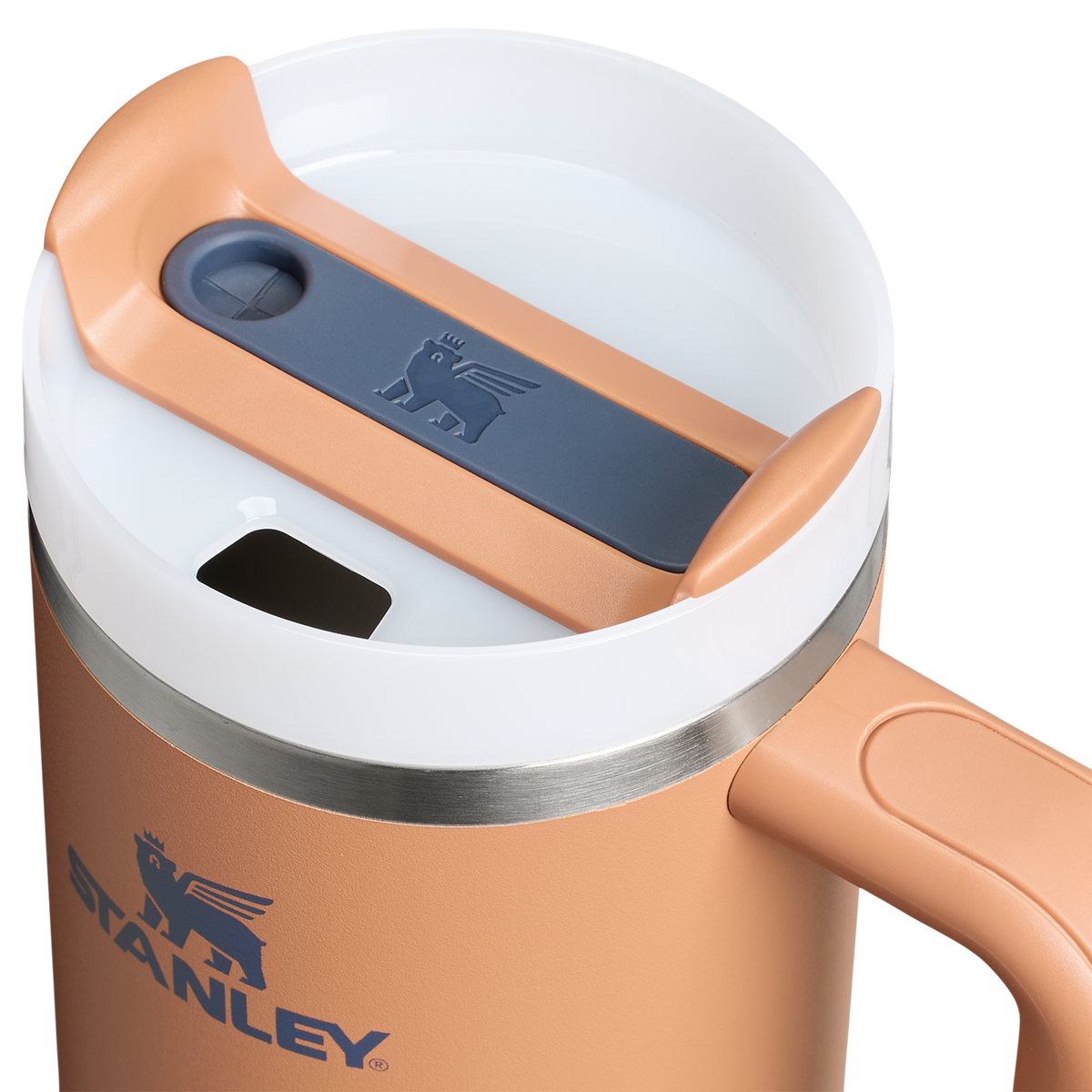 Stanley The Quencher H2.0 Flowstate Tumbler 30oz - TOAST - lid detail