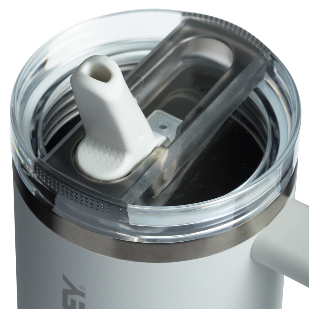 Stanley Quencher ProTour Flip Straw Tumbler 30oz Frost lid detail