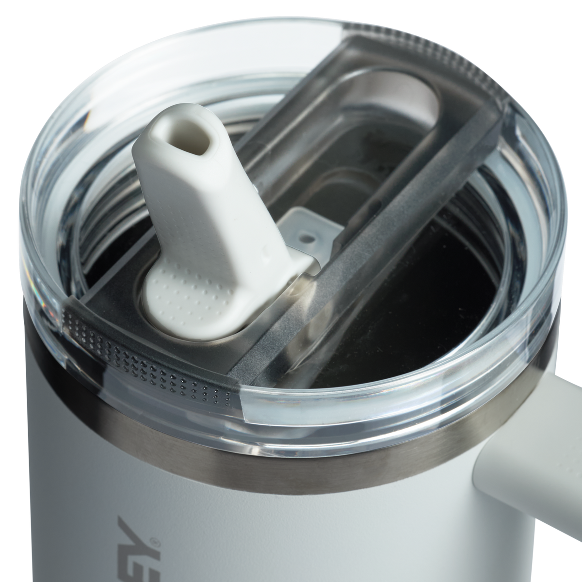 Stanley Quencher ProTour Flip Straw Tumbler 30oz Frost lid detail