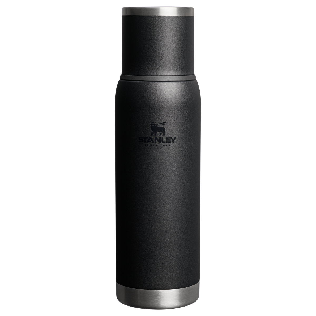 Stanley The Adventure To-Go Bottle 1.1QT - Black 2.0, front view