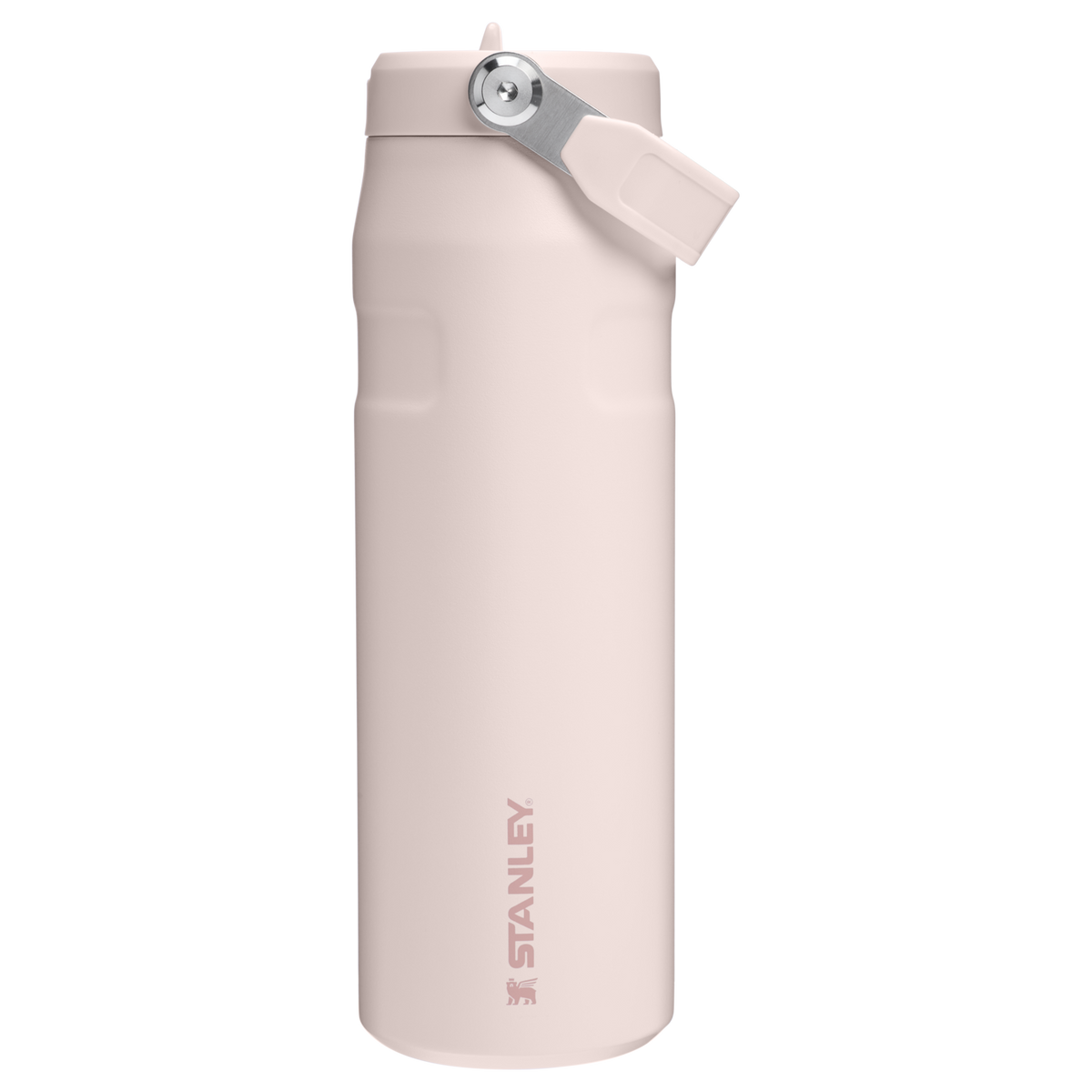 Stanley The Iceflow Bottle With Flip Straw Lid 24oz - Rose Quartz, front view