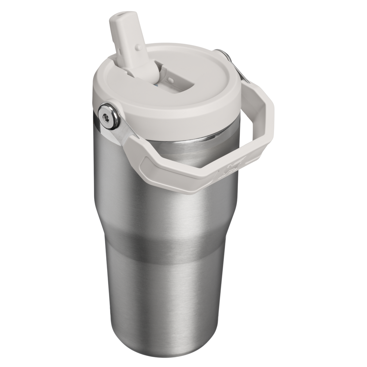 Stanley The Iceflow Flip Straw Tumbler 20oz - STAINLESS STEEL ASH - back