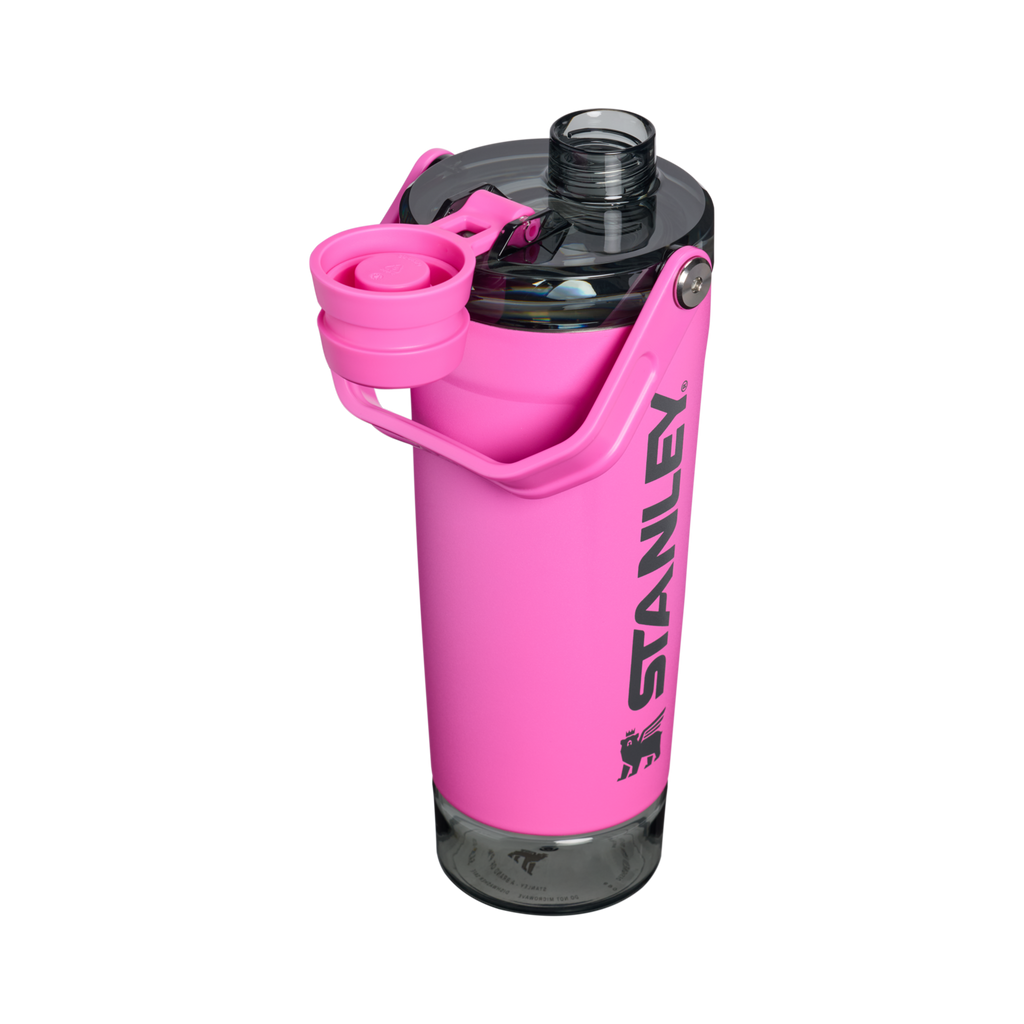 Stanley Vitalize Shaker Bottle 20oz Hot Pink back