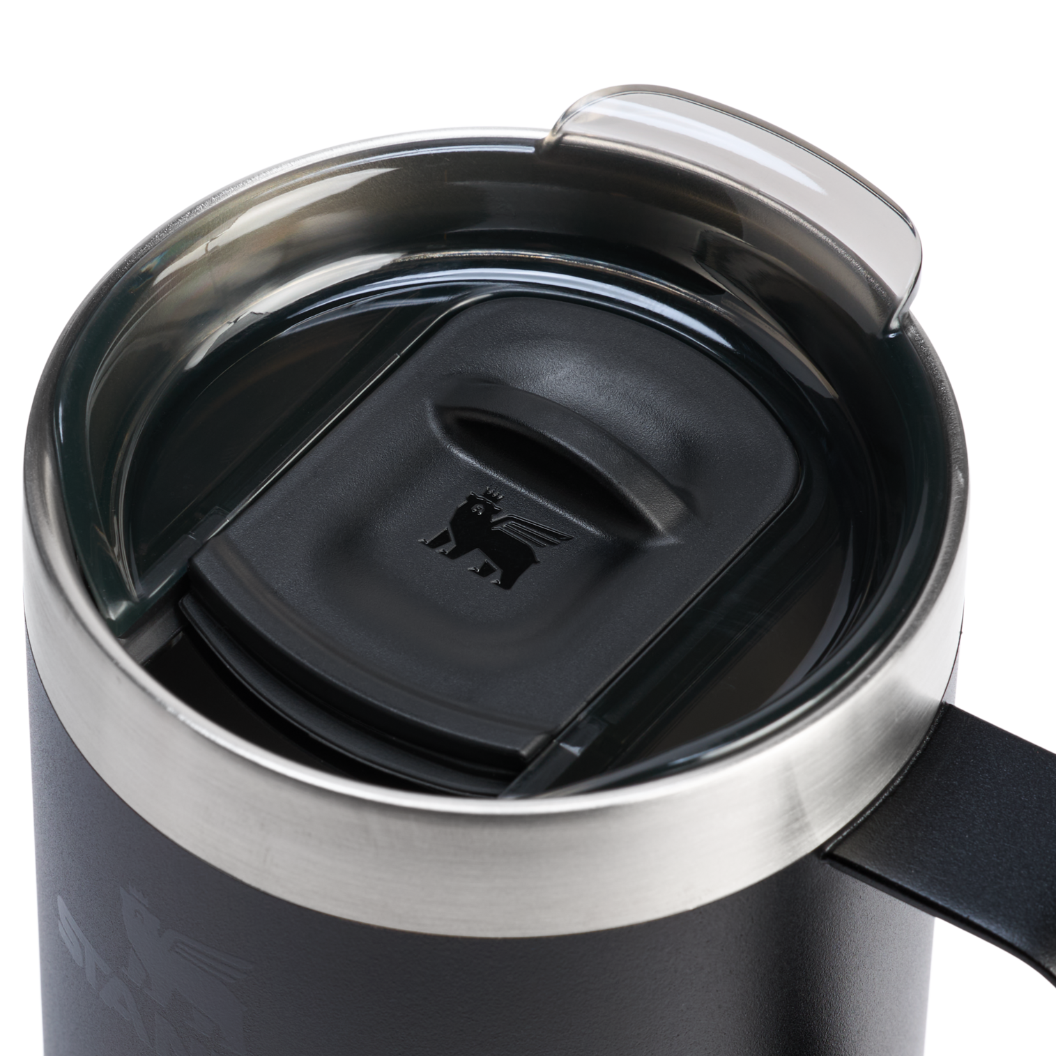 Stanley The Everyday Camp Mug 8oz - BLACK 2.0 - lid detail