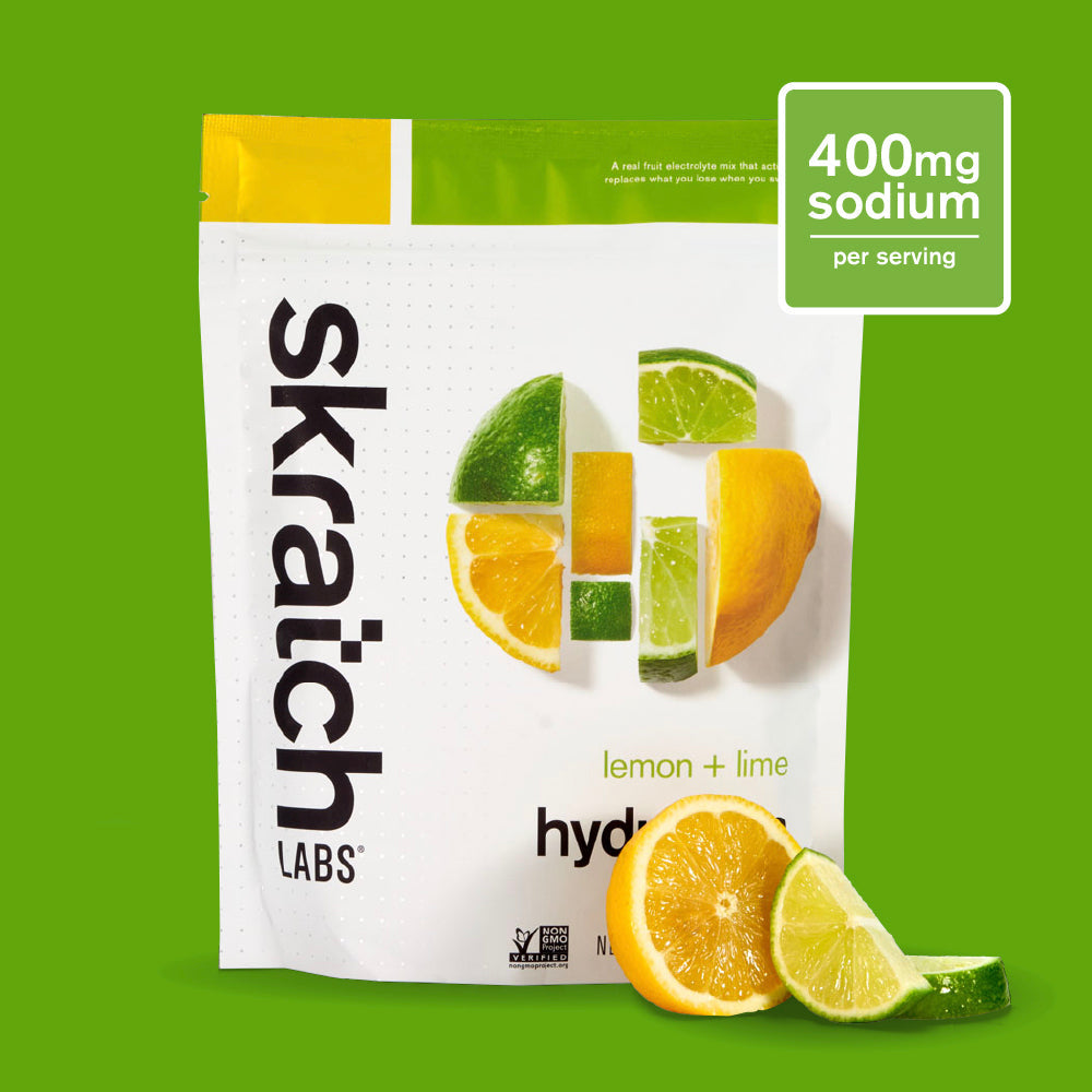 Skratch Hydration Sport Drink Mix - Lemon Lime 20 Serving Bag