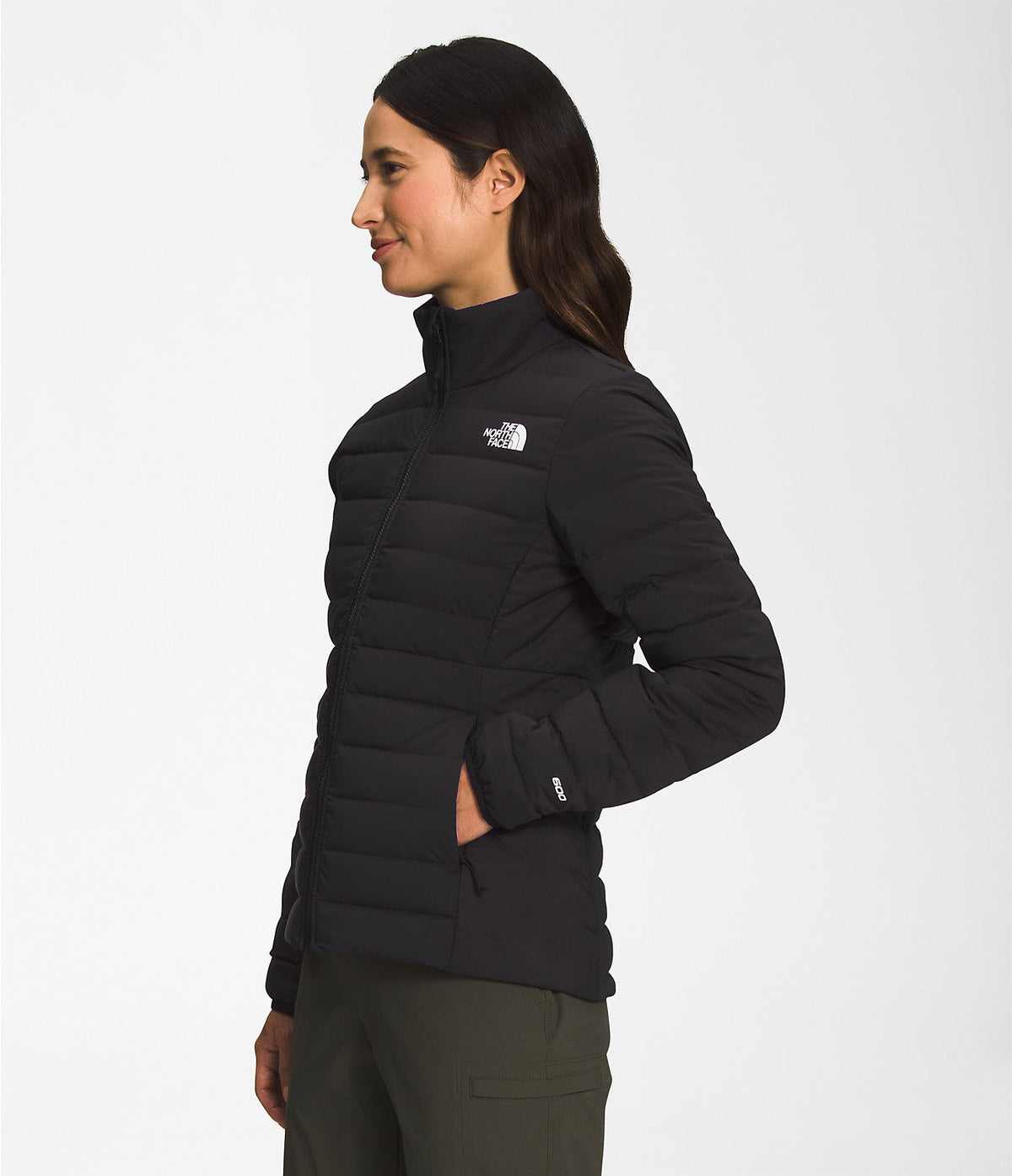 The North Face Women's Belleview Stretch Down Jacket - TNF Black - side