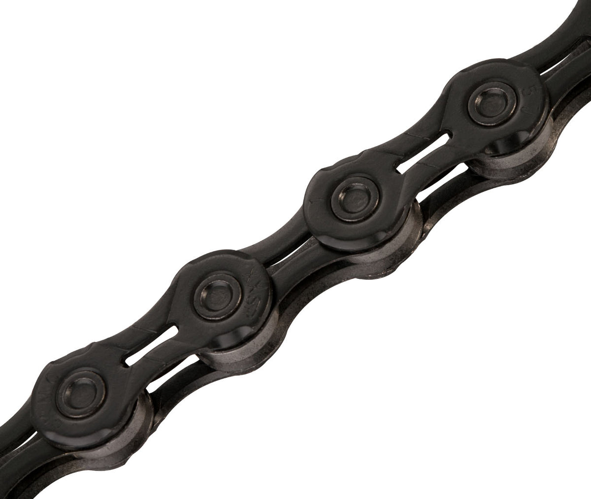 KMC X10EL 10-Speed Chain Black - Black, close-up