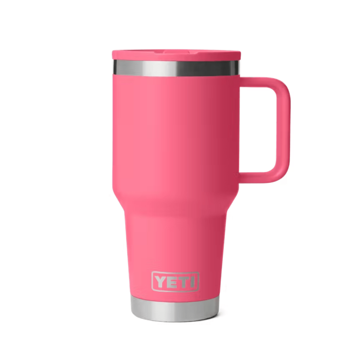 Yeti Rambler 20oz Travel Straw Mug With Colour-matched Straw Lid - TROPICAL PINK