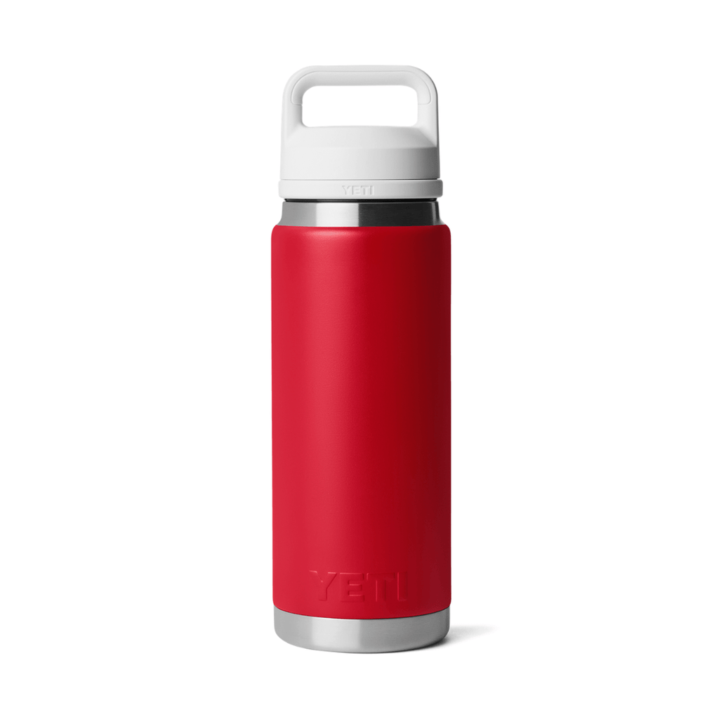Yeti Rambler 26oz Bottle With Chug Cap - RESCUE RED/WHITE