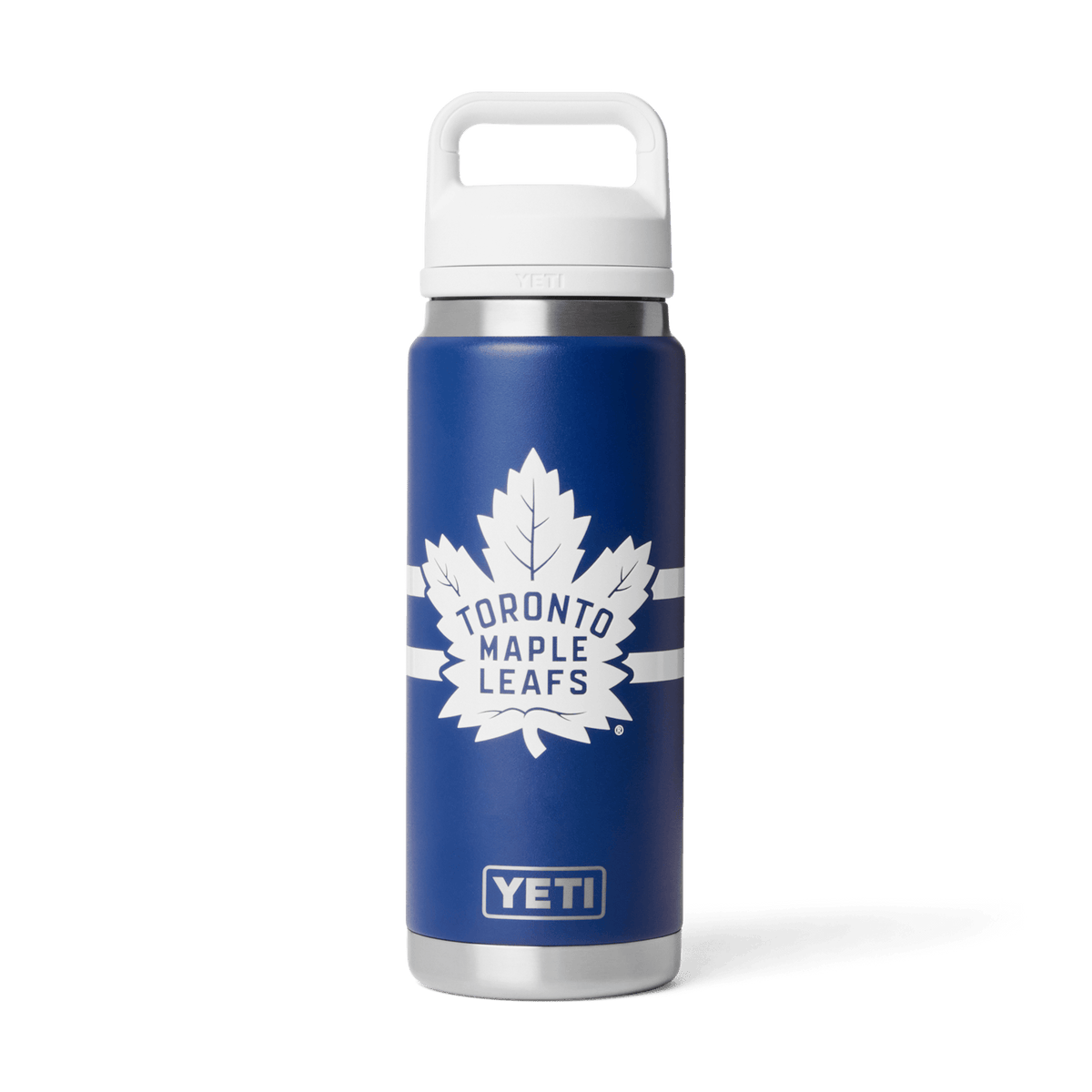 Yeti NHL Rambler Bottle 26oz With Chug Cap - Toronto Maple Leafs Blue, front
