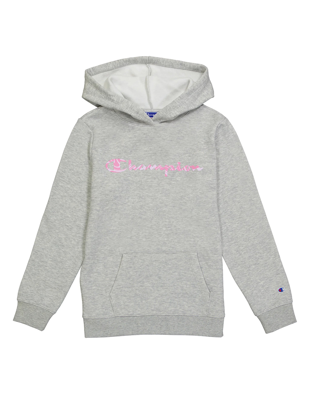 Champion Girl's Youth Marble Script Powerblend Fleece Hoodie