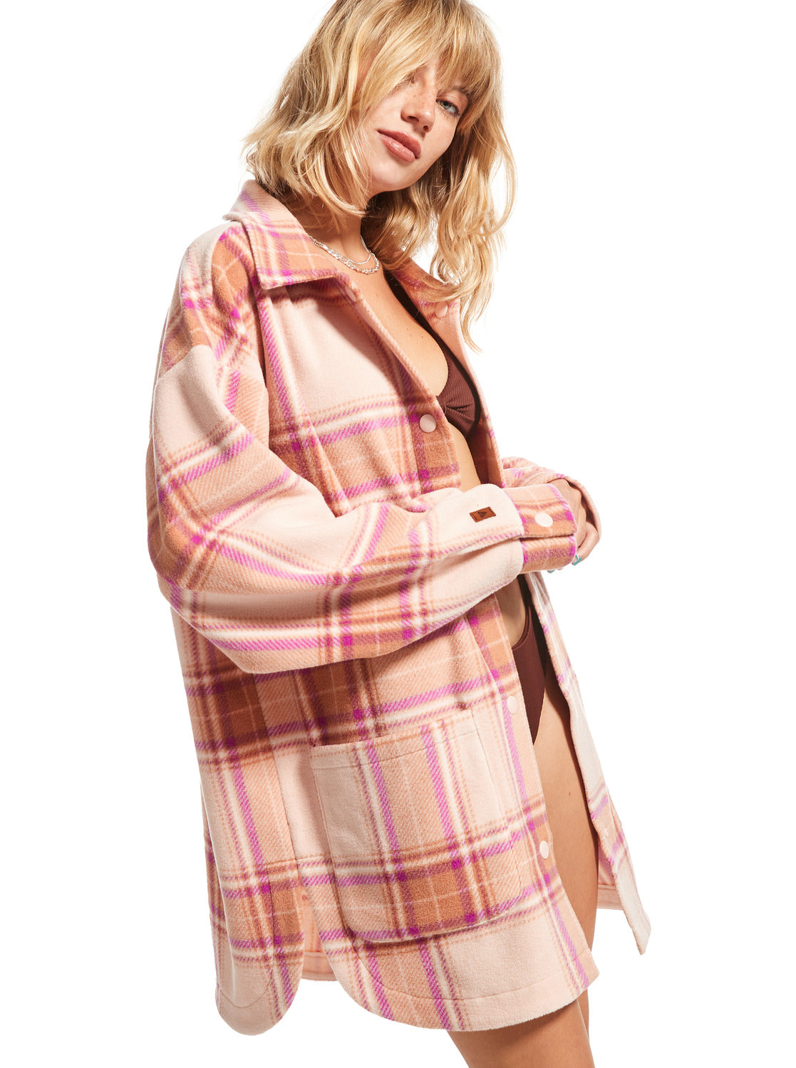 Roxy Women's Ring Tone Fleece Overshirt