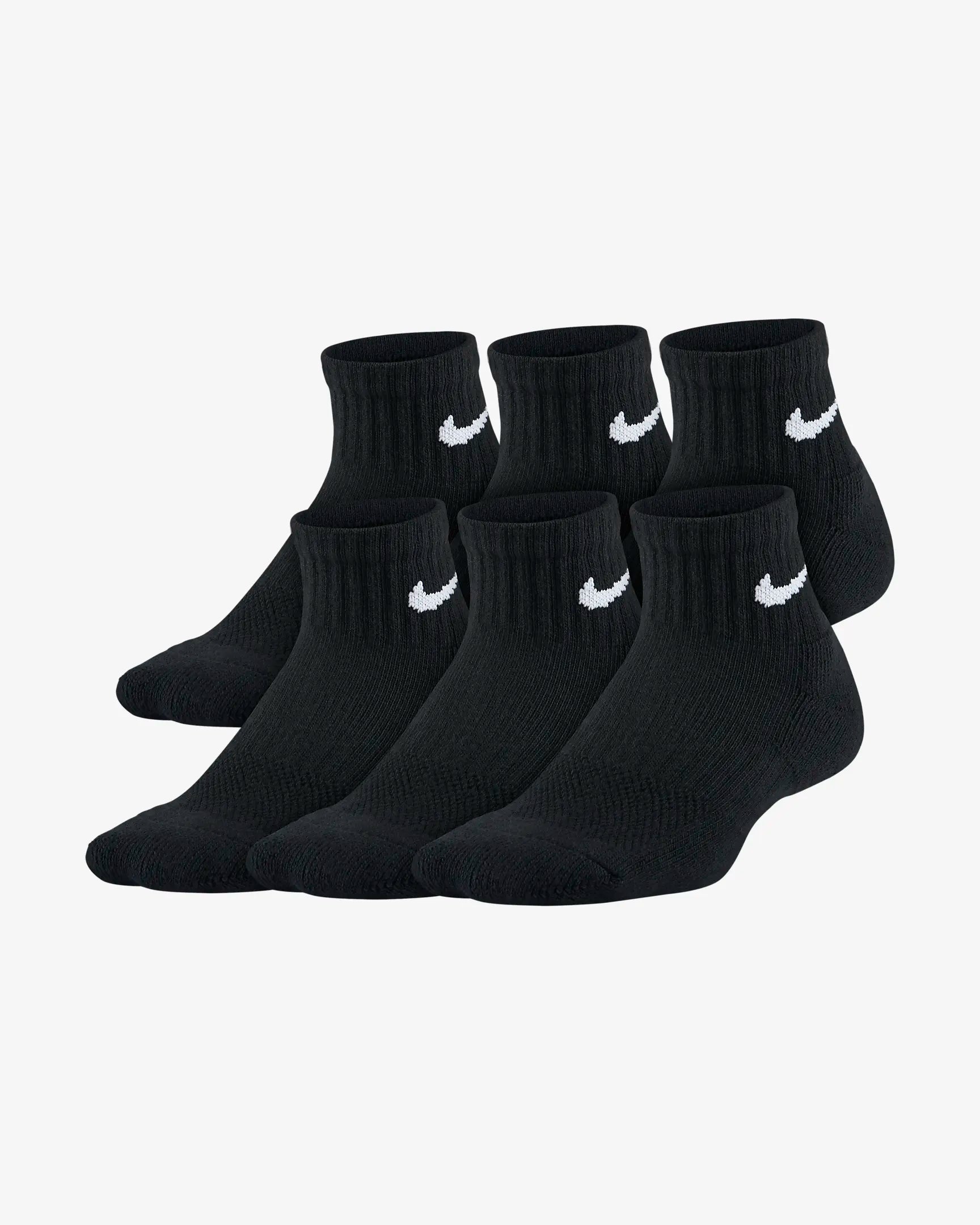 Nike Everyday Kids' Cushioned Ankle Socks (6 Socks)
