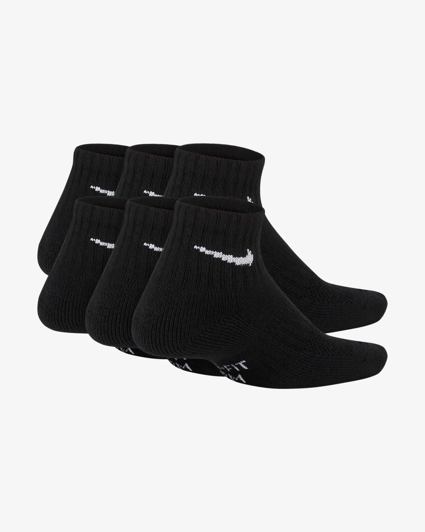 Nike Everyday Kids' Cushioned Ankle Socks (6 Socks)