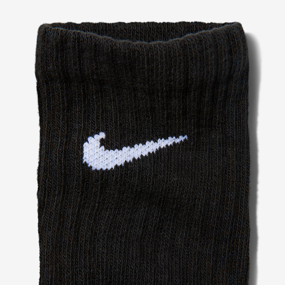 Nike Everyday Cushioned Crew Socks 6 Pack Black/White - detail