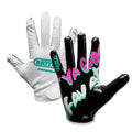 "Ya Girl's Favourite Athlete" Adult Doom Speed Receiver Football Gloves - MULTI