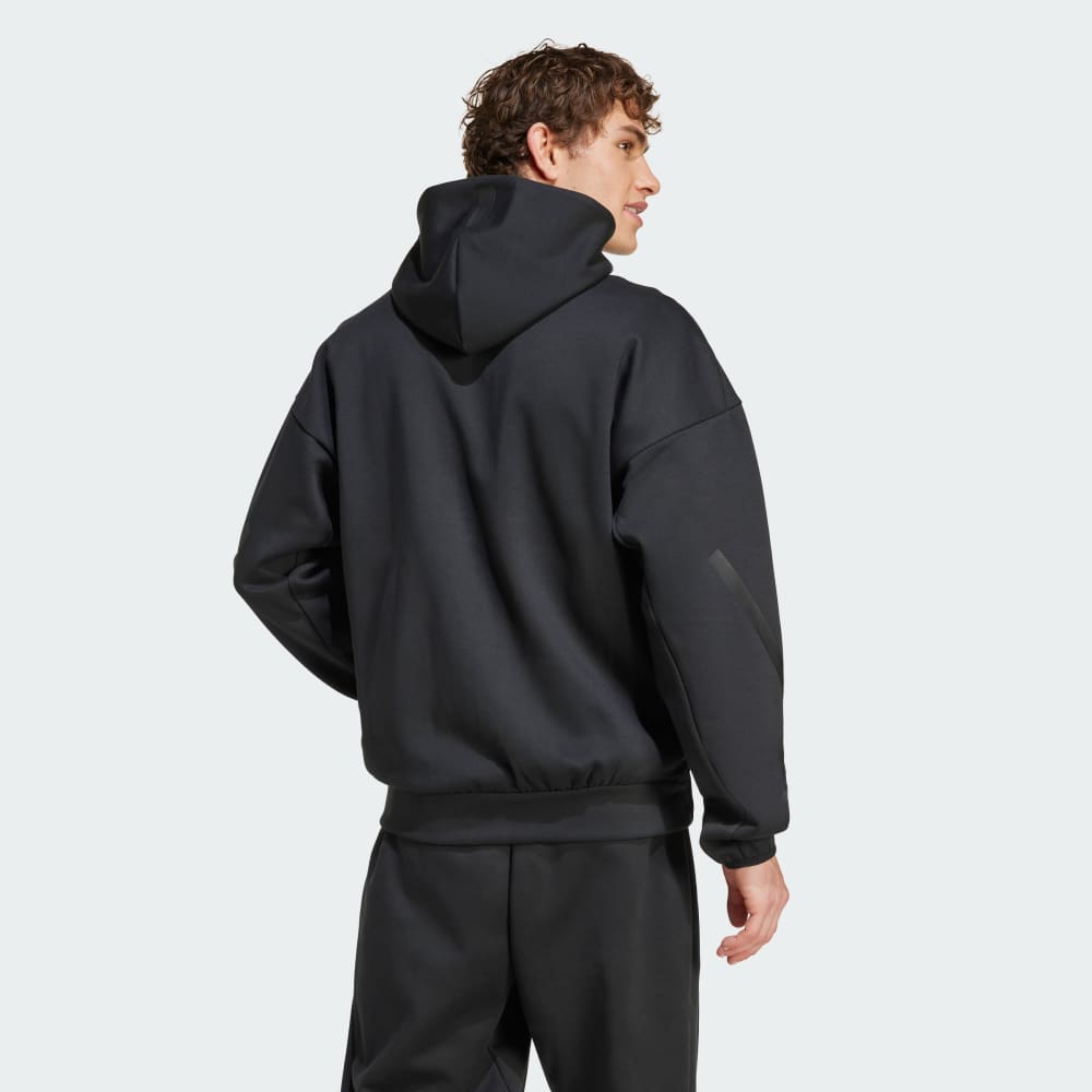 Adidas Men's Z.N.E. Full-Zip Hooded Track Jacket - Black, back