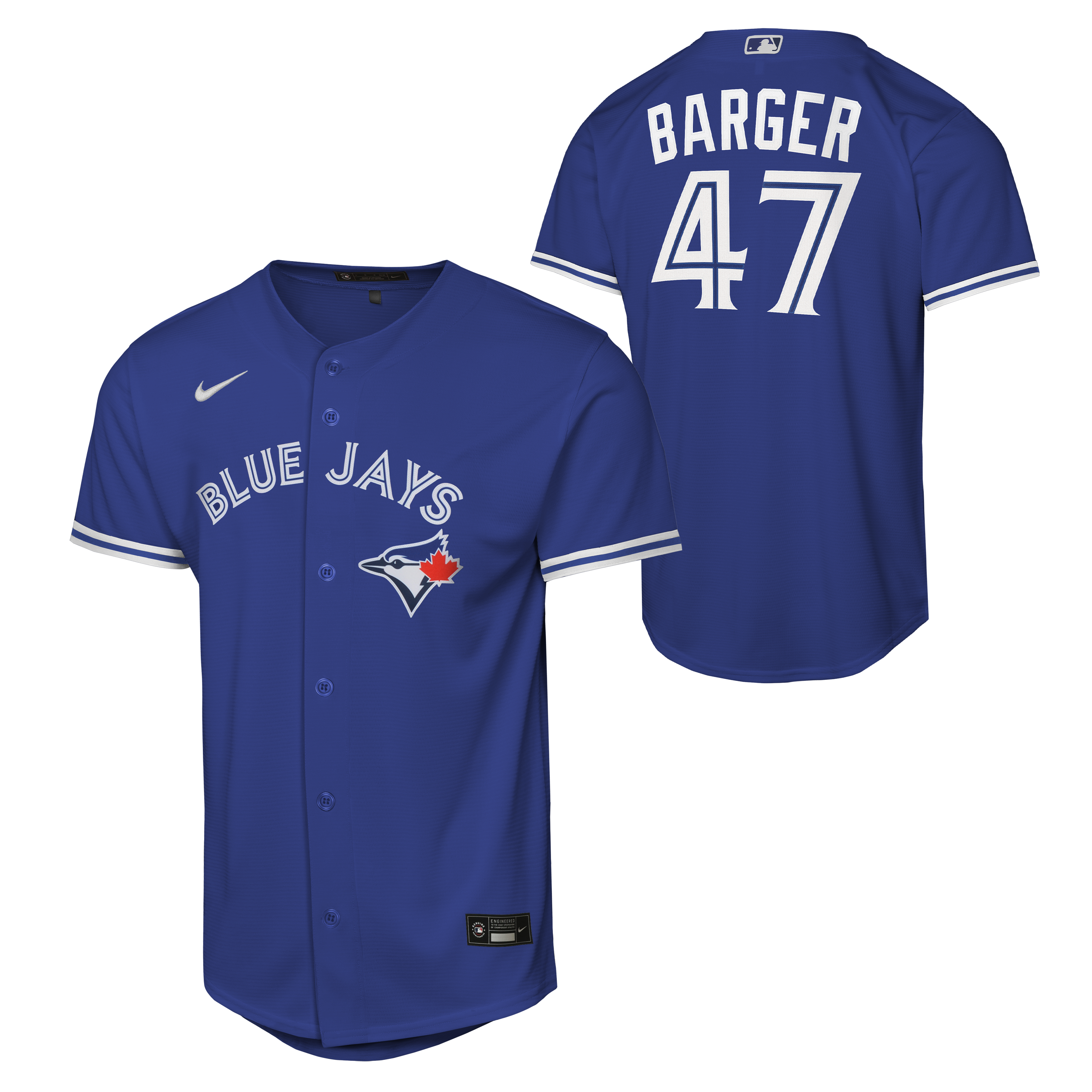 Nike Youth Toronto Blue Jays Addison Barger Alternate 2 Jersey