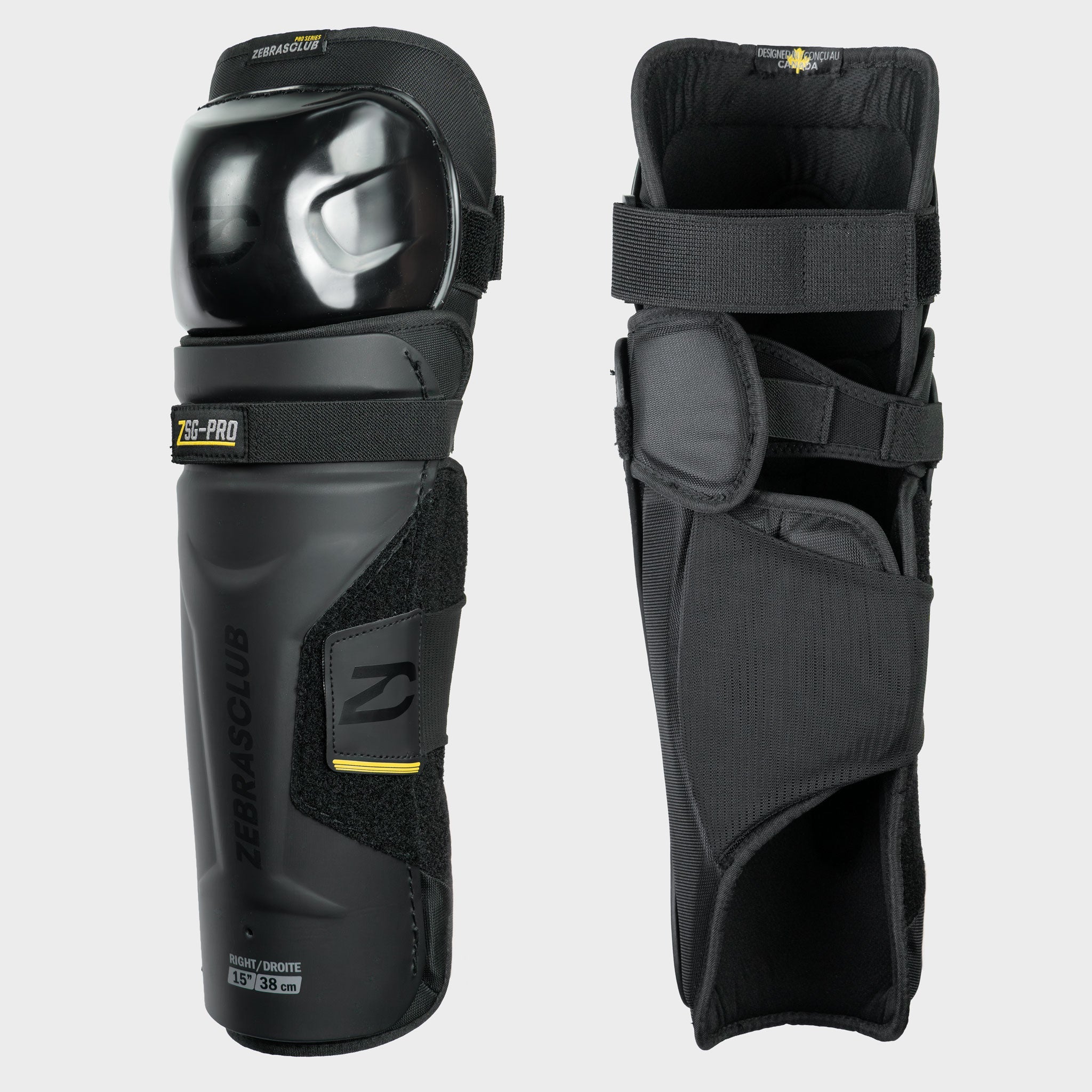 Zebrasclub ZSG-Pro Hockey Referee Shin Guards