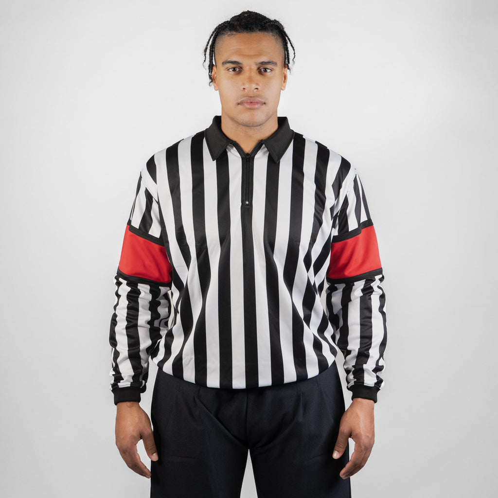 Zebrasclub ZR-Pro Hockey Referee Jersey with Sewn-In Arm Bands