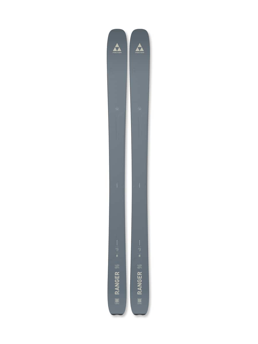 Fischer Ranger 96 Skis - Grey, top view