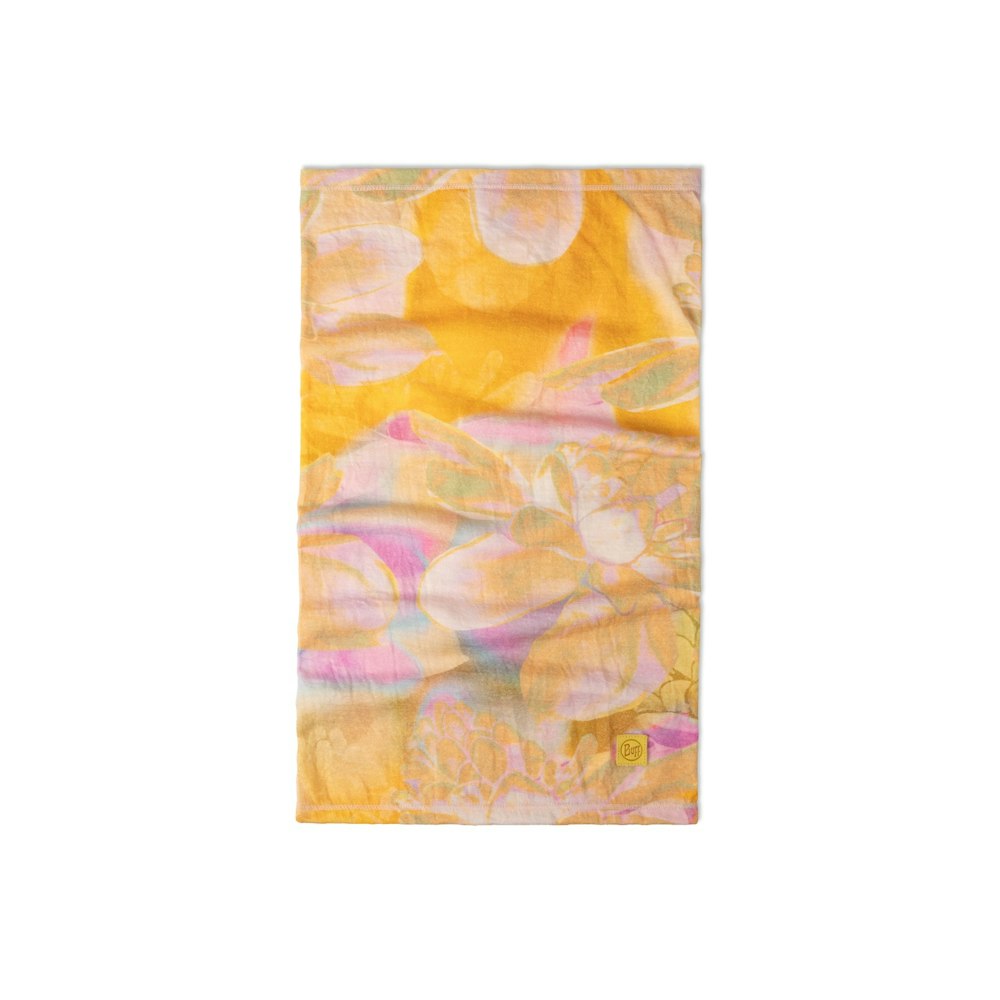 Buff Lightweight Merino Wool Neckwear - Esmerald Multi - Esmerald Multi, folded flat