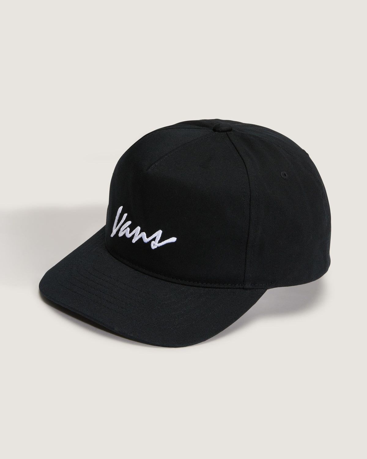 Vans Youth Classic Script Snapback Black front
