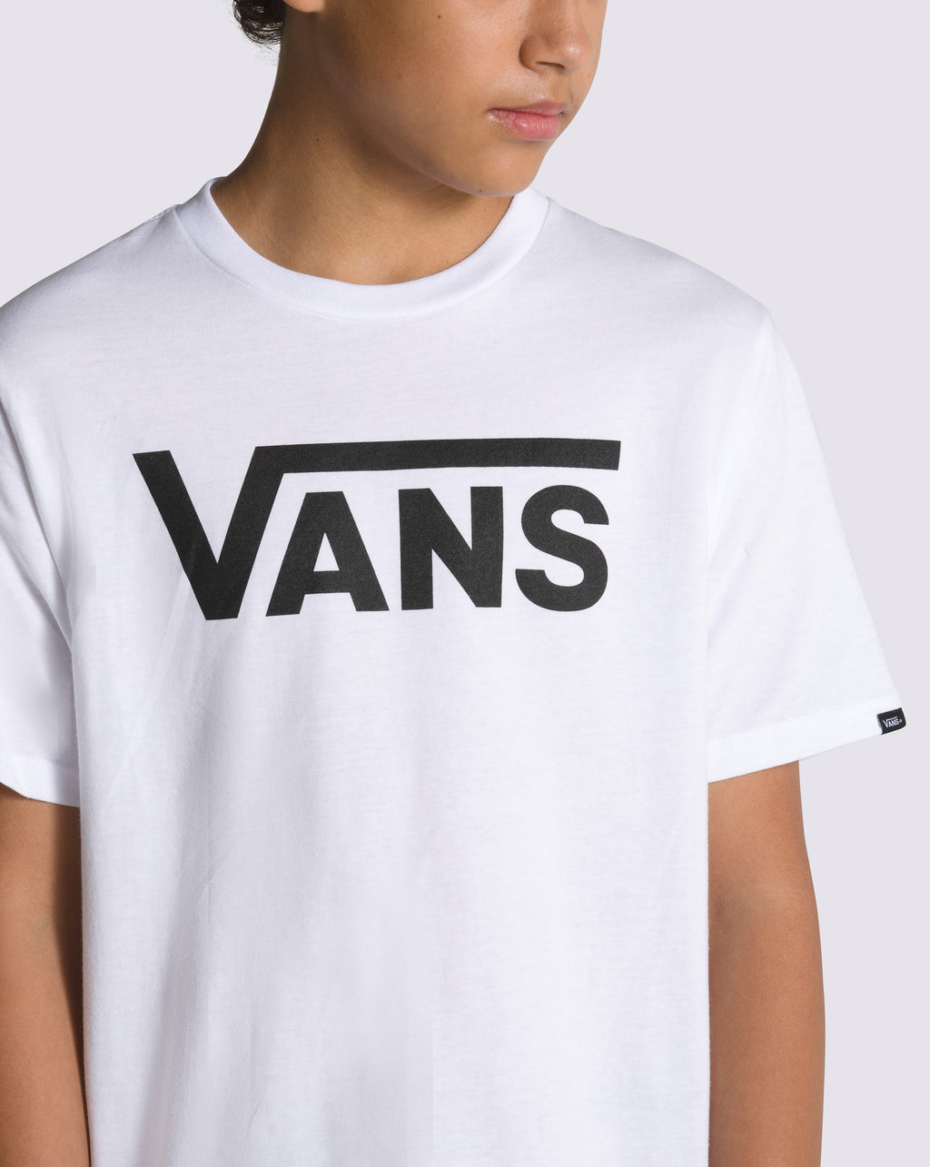 Vans Kids Classic T-Shirt White/Black detail