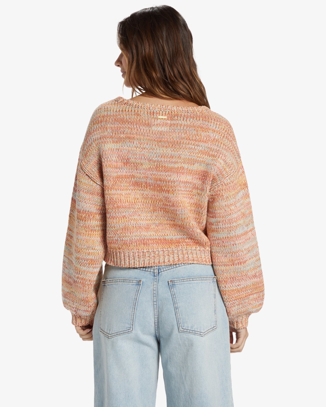 Billabong Vivid Sun Pullover Sweater in Multi - back