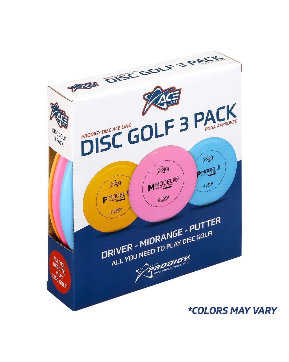 ACE Line Disc Golf 3 Pack