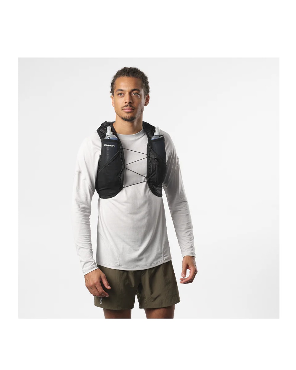 Salomon Active Skin 8 Unisex Running Hydration Vest With Flasks Included