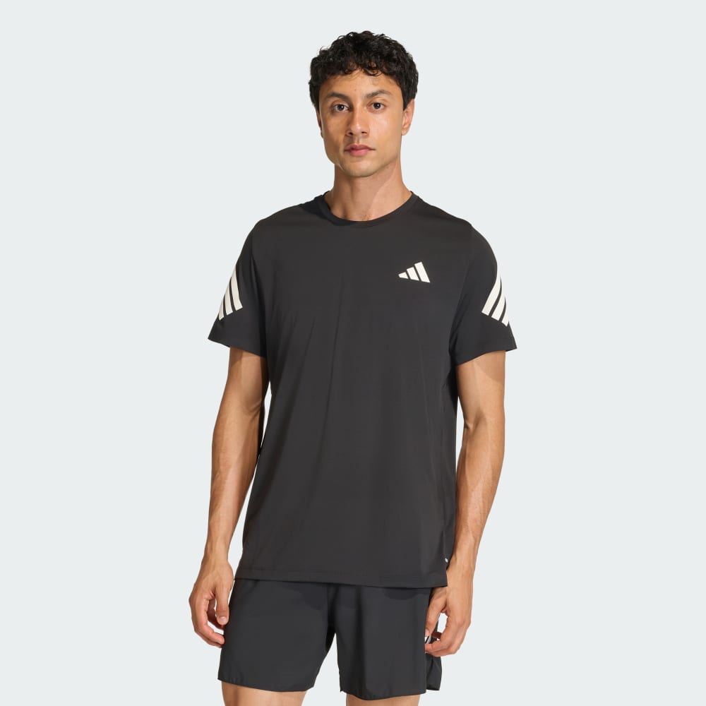 Adidas Men's Adi365 Climacool T-Shirt - Black, on-model