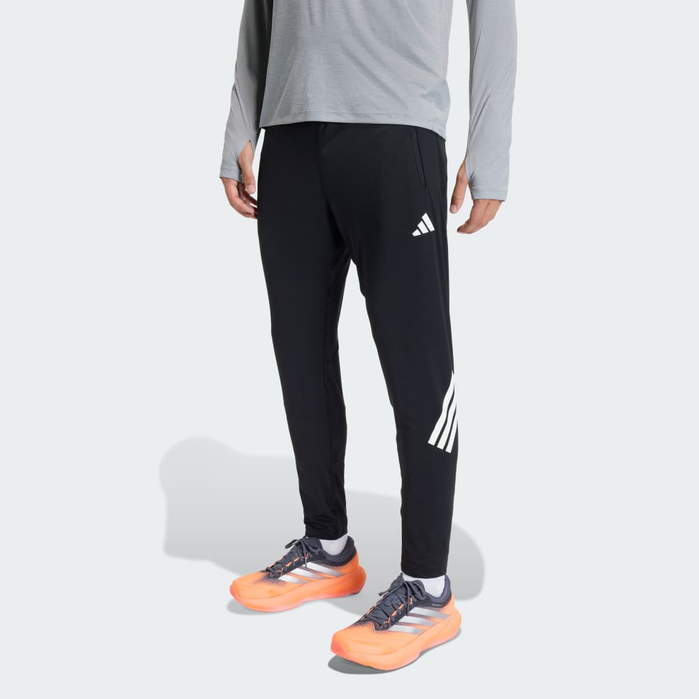 Adidas Men's Adi365 Iconic Running Pant - Black, on-model