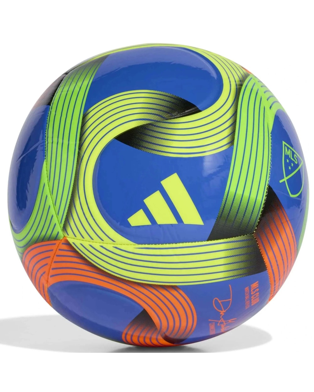 Adidas 2026 Major League Soccer Club Soccer Ball Hi-Res Blue - front