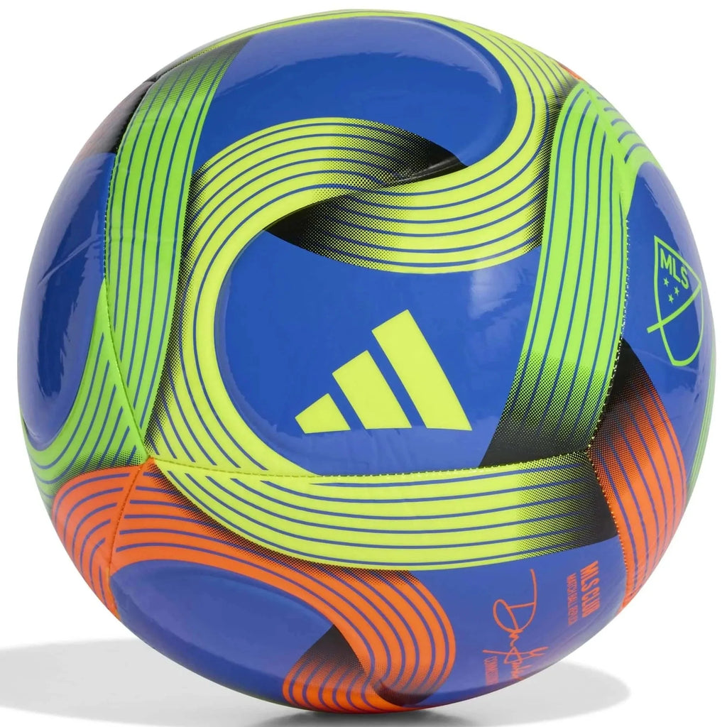 Adidas 2026 Major League Soccer Club Soccer Ball Hi-Res Blue - front