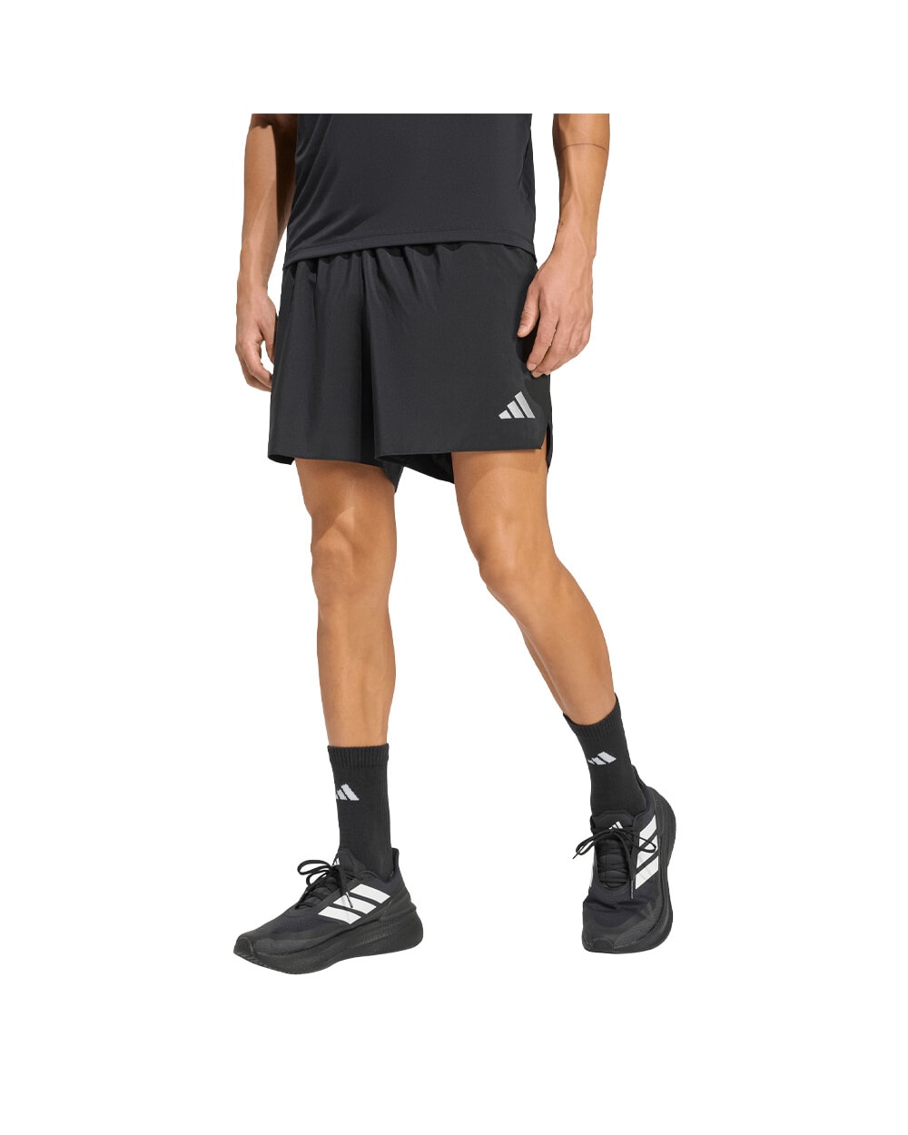 Adidas Adi365 7 inch Running Shorts Black - front