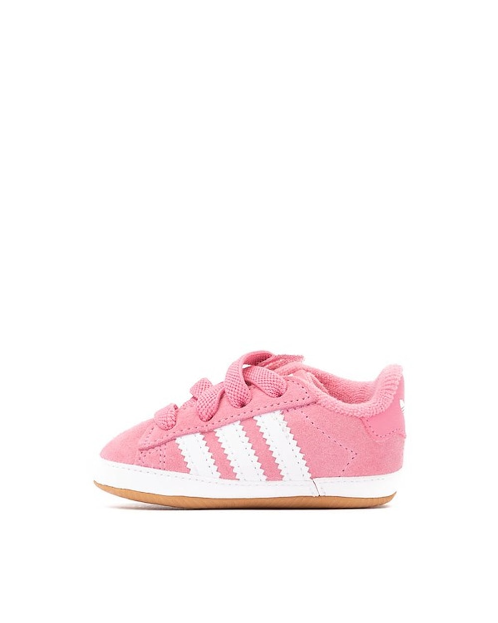 Adidas Infant Campus Crib Shoes - Bliss Pink/White/Gum side view