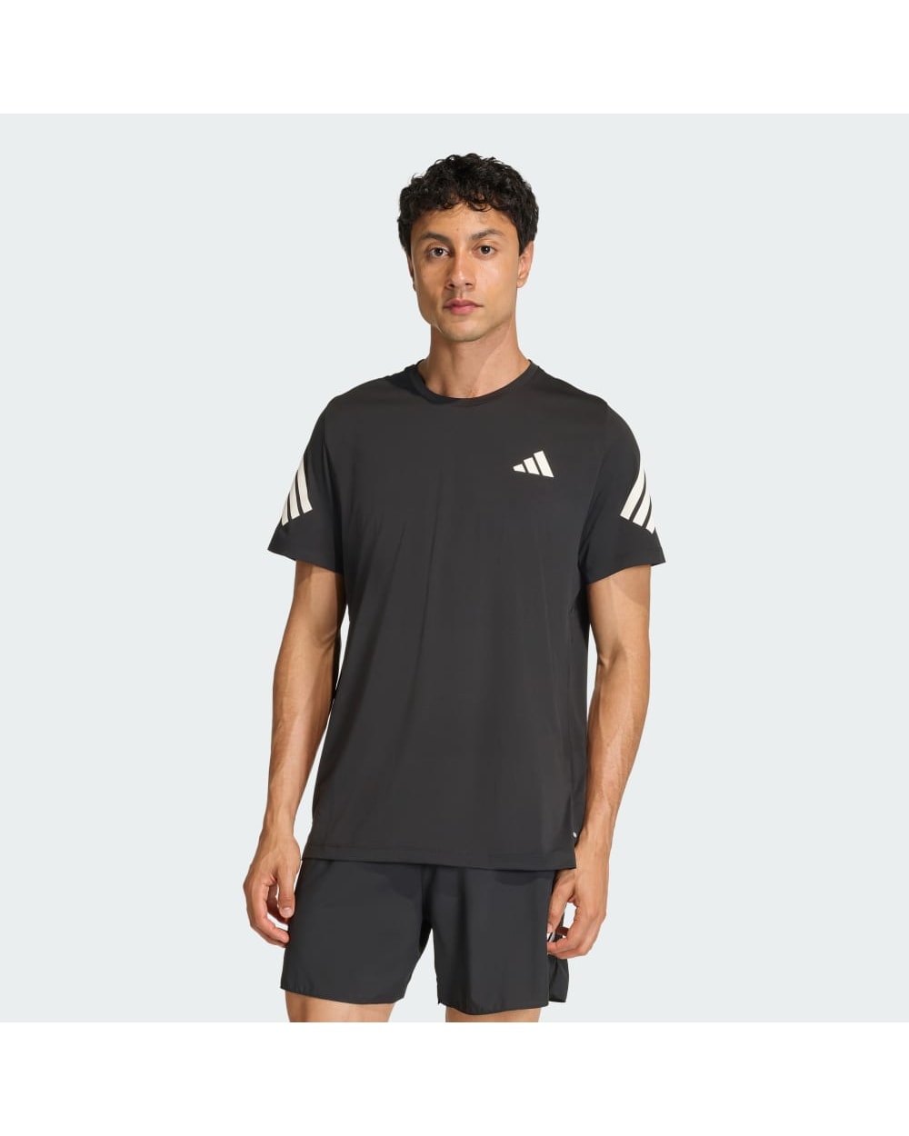Adidas Men's Adi365 Climacool T-Shirt - Black, on-model