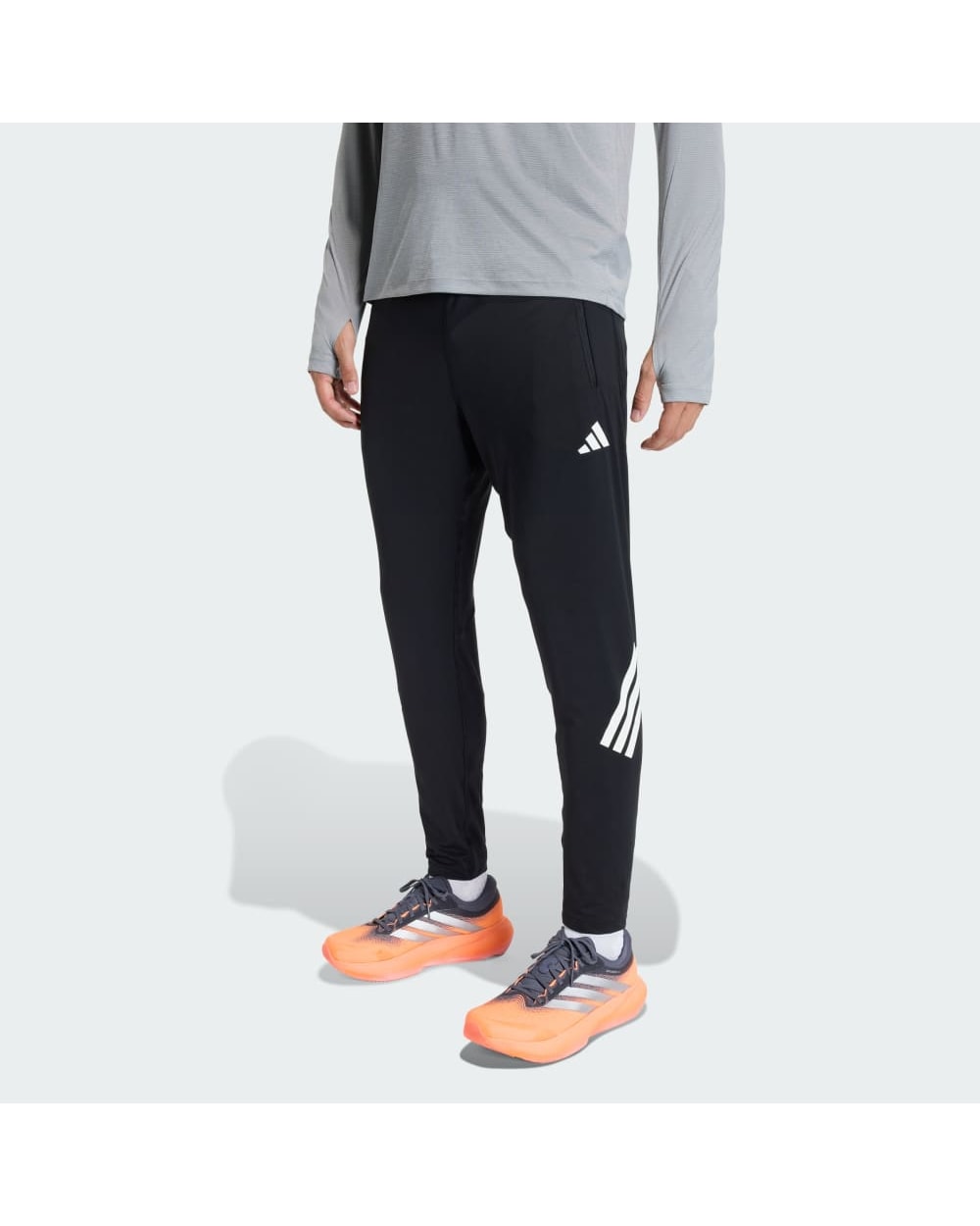 Adidas Men's Adi365 Iconic Running Pant - Black, on-model