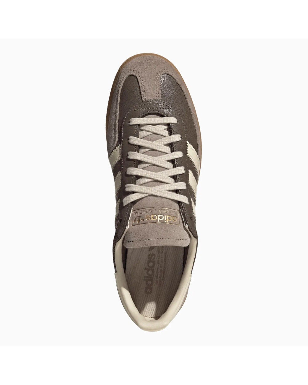 Adidas Men's Handball Spezial Shoes Earth Strata/Warm Vanilla/Gum - top down