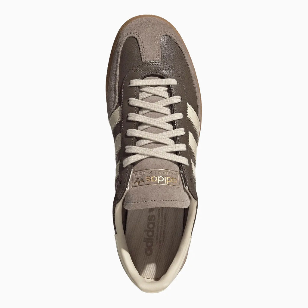 Adidas Men's Handball Spezial Shoes Earth Strata/Warm Vanilla/Gum - top down
