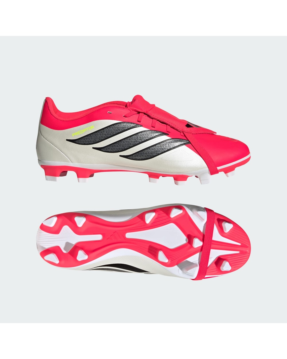 Adidas Men's Predator Club Fold-Over Tongue Firm Ground/Multi Ground Soccer Cleats