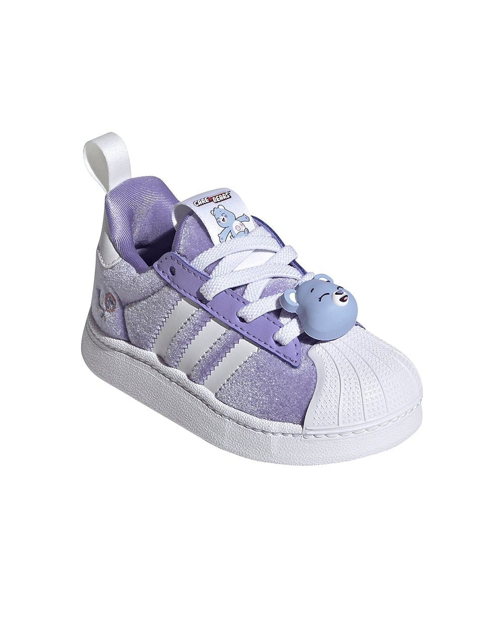 Adidas Care Bears Superstar Quickon Shoes - Purple side view