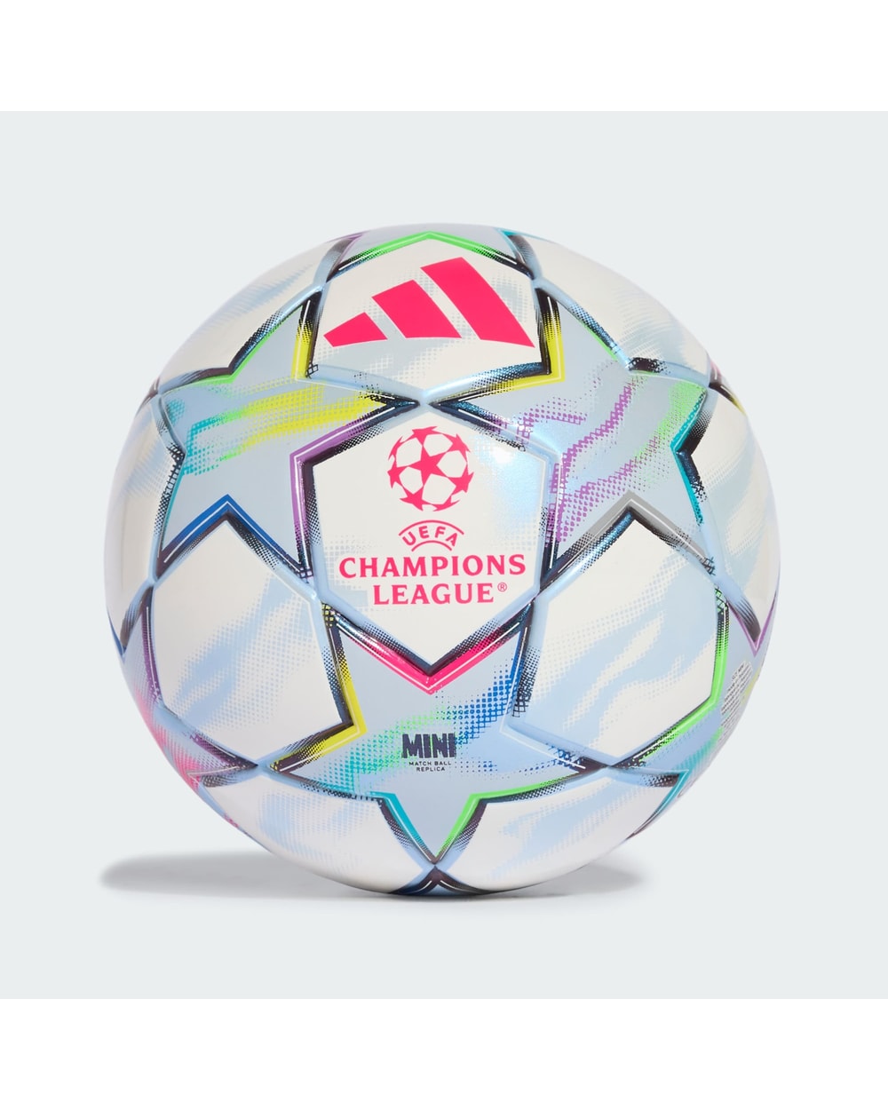 Adidas UEFA Champions League 26/27 Mini Soccer Ball White/Multicolour - front