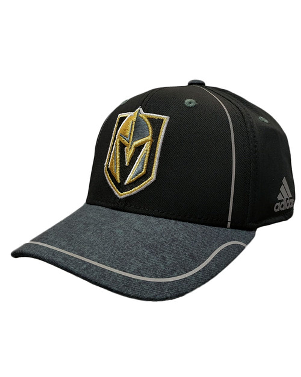Adidas Vegas Golden Knights Poly Structured Flex Cap Grey