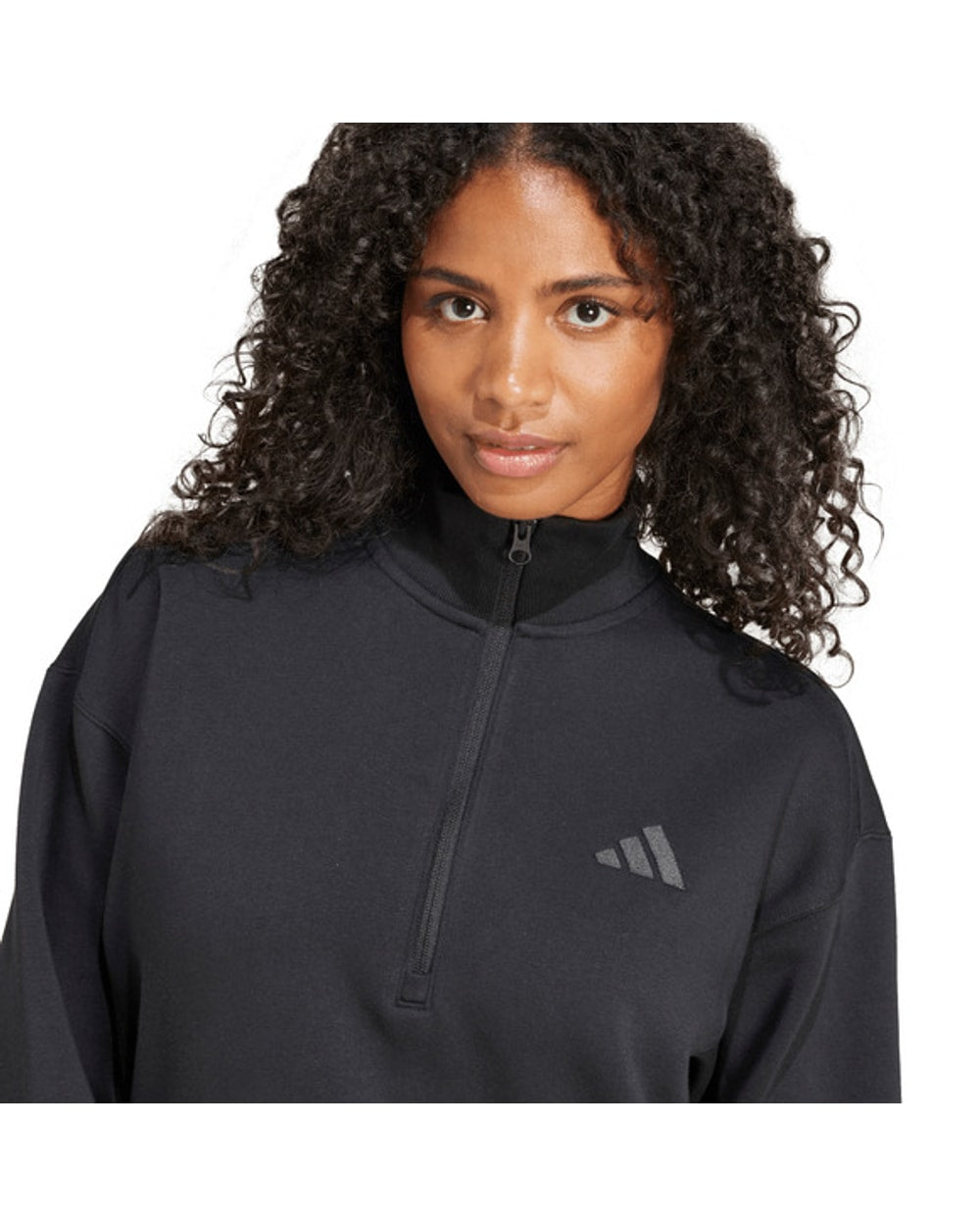 Adidas Women's ALL SZN Fleece Loose Quarter-Zip Sweatshirt
