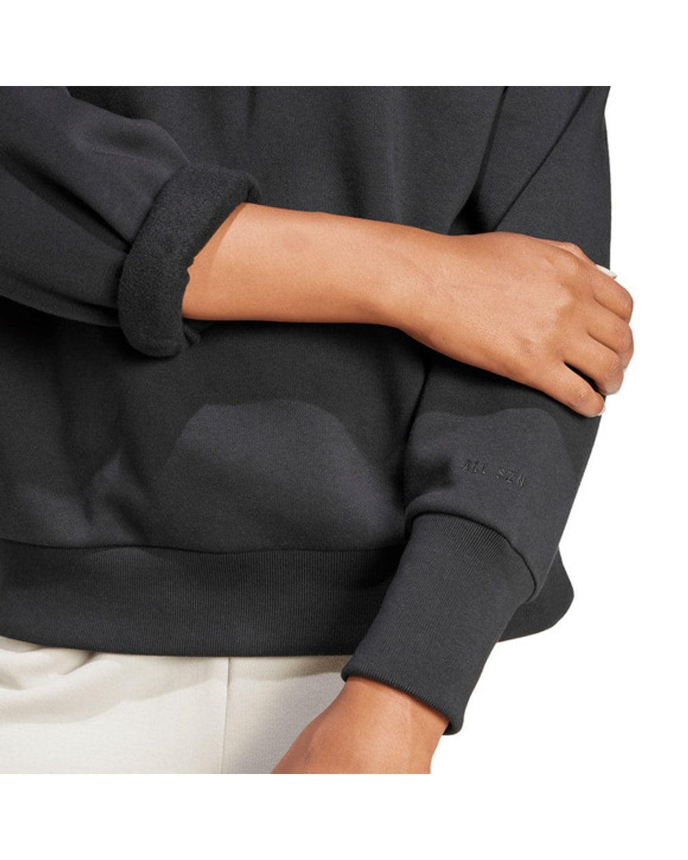 Adidas Women's ALL SZN Fleece Loose Quarter-Zip Sweatshirt