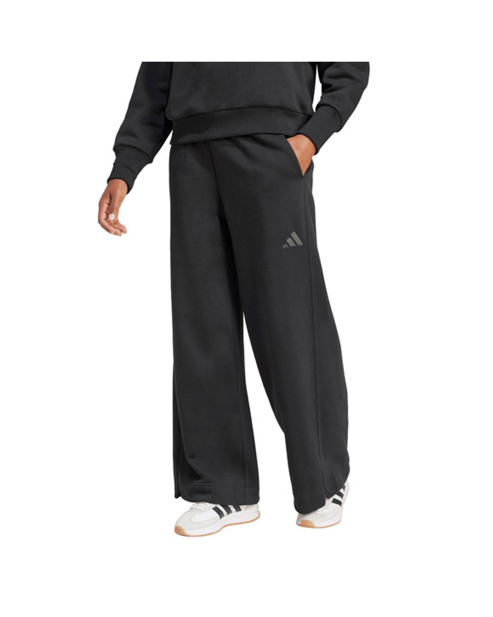 Adidas Women's ALL SZN Fleece Loose Wide-Leg Pants