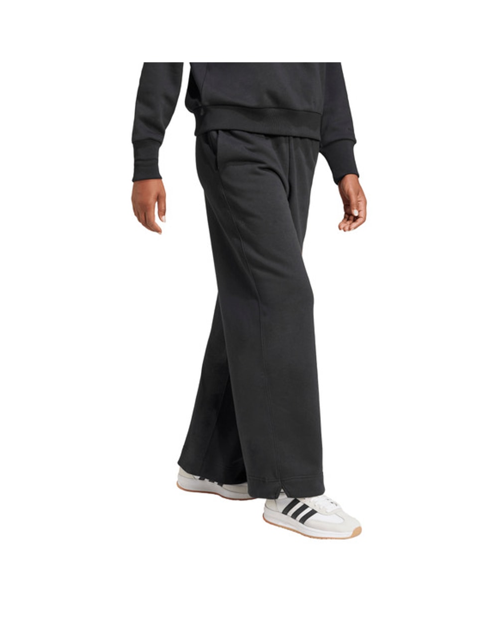 Adidas Women's ALL SZN Fleece Loose Wide-Leg Pants